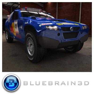 3D Model of 2008 Dakar Rally - 3D Render 0